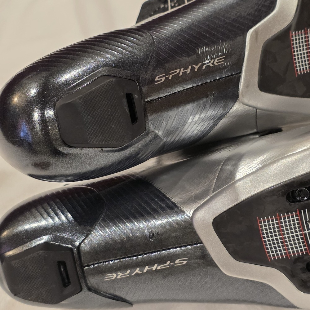 Shimano Dynalast S-Phyre SH-RC903S Silver 41.5w Men's 8 Road Cycling Shoes - Picture 6 of 10